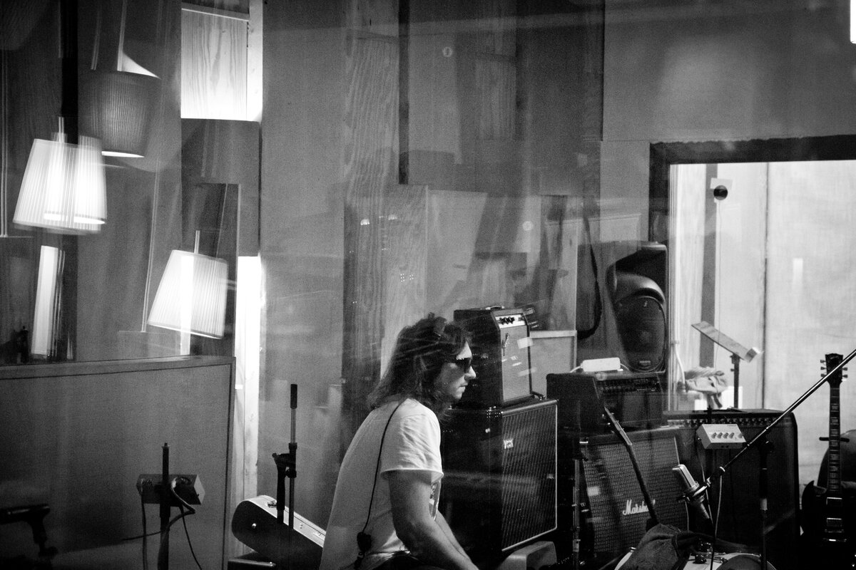 Recording studio session